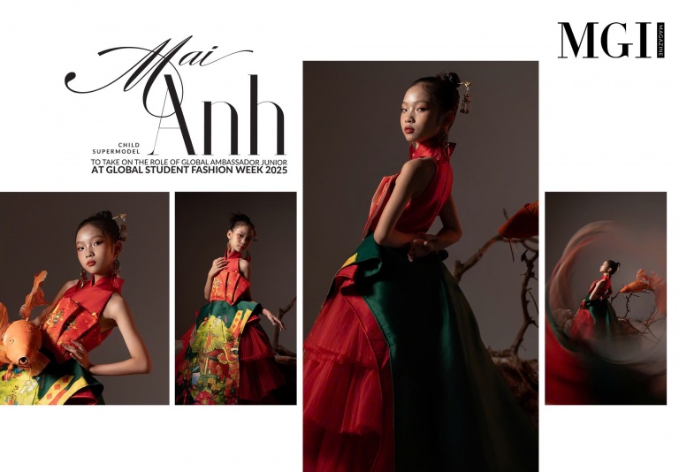 Child supermodel Mai Anh to take on the role of Global Ambassador Junior at Global Student Fashion Week 2025